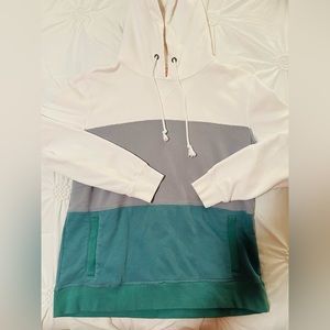 Pink Lily Colorblock Hoodie
